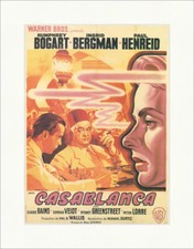 Casablanca Movie Plakat Bogart Bergman Henreid Rains Kunstdruck Plakatwelt 537