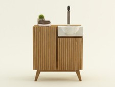 Massivholz-Waschtisch Turin 02
