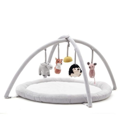 Babygym edvin weiß grau - babygym, weiß/grau