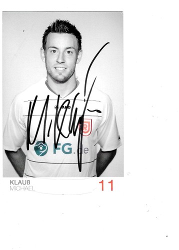 Michael klauß autogramm - -,