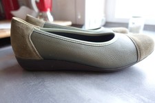 Vitaform -Schuhe,Oliv, Weite