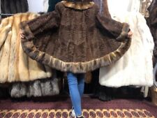 Pelzmantel Zobel Persianer Pelz Karakul Persian Sable Real Fur Coat Pelliccia XL