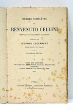 ALTES BUCH LECLANCHE CELLINI