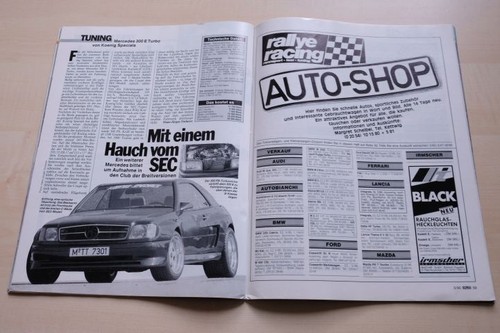 Rallye racing 1990 - 03/1990, mercedes