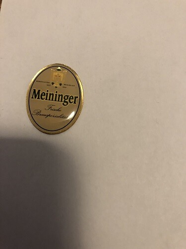 Meininger bier brauerei - meininger, !!