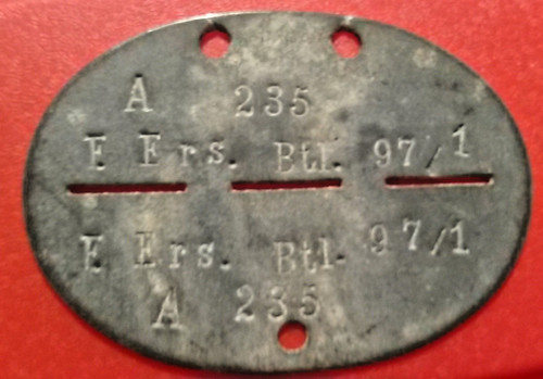 Erkennungsmarke wehrmacht - erkennungsmarke,