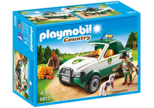 PLAYMOBIL 6812 Country Förster-PICKUP Geländewagen Wald Bauer FORST Jäger Auto