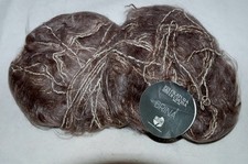 Langhaar Mohair "Brina"   - 094 - braun/meliert - 2 Knäuel à 50 g