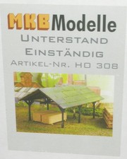 H0 Unterstand einständig Lasercut Bausatz MKB 308 neuw. OVP