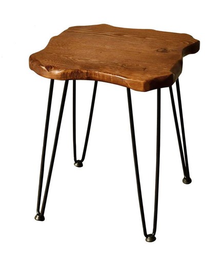 Holz beistelltisch kiefer - beistelltisch,