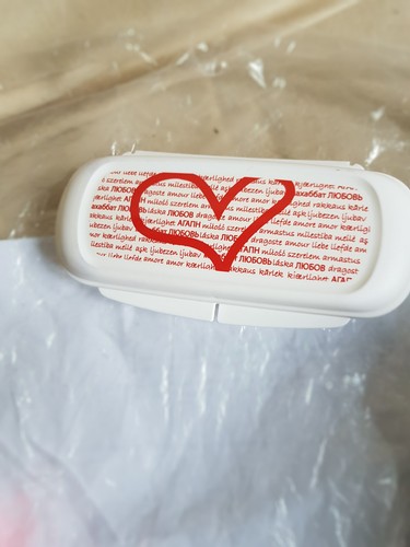 Tupperware dose mit herz - tupperware,, auch