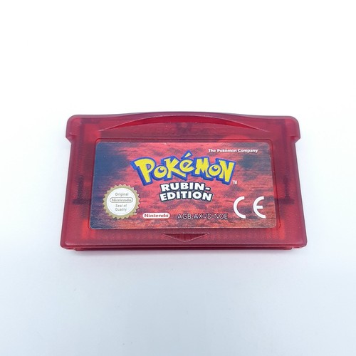 Pokémon rubin gameboy advance - rubin,