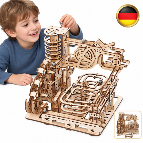Kugelbahn holzpuzzle - 3d,