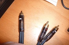 DCSK  2,50m Subwoofer Y Kabel Cinch 1 auf 2, Highend,3x geschirmt, top erhalten.