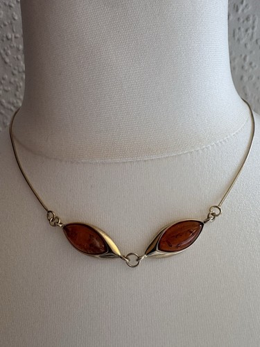 Antike bernstein kette 925er - antike,
