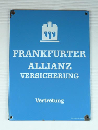 Emailschild frankfurter - emailschild, "frankfurter