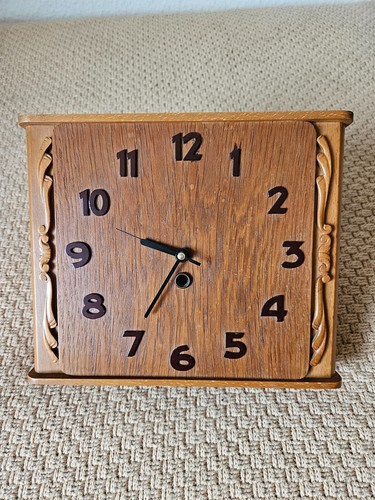 Alte wanduhr holz 1950 - holz, ca.