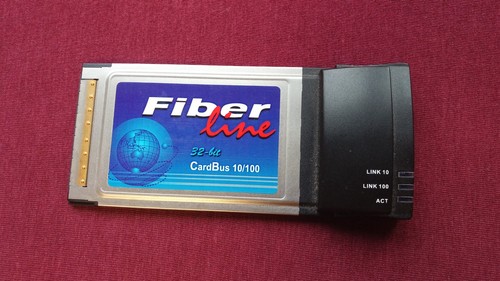 Fiber line cardbus 100 - cardbus, 10/100