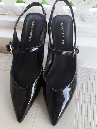 Mary jane lack slingpumps - slingpumps, in