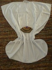 Galabija -sehr gross - marokkanische Kurzarm -in Ägypten gekauft + FES (Kufi