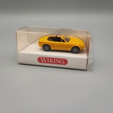 Mazda MX 5 Cabriolet gelb  1:87 HO  Modellauto Wiking 1880216