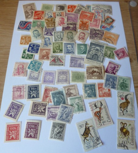 Briefmarken tschechoslowakei - briefmarken,