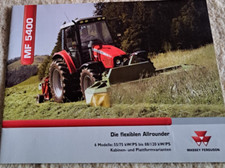 Treckerprospekt MF 5400 Trecker Agrar Landwirtschaft Forst