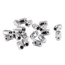 20x Radmutter Schwarz M12x1,5 Kegel SW19 Für Ford Chevrolet Honda Hyundai Kia