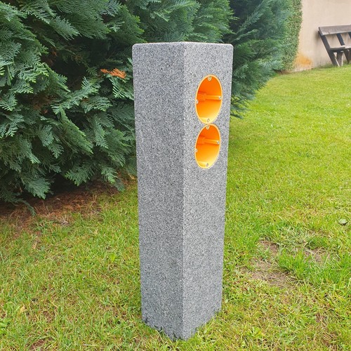 Gartensteckdose granit stele - granit,