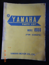 Reparaturanleitung Ersatzteilekatalog Yamaha RD50  Teile 1973 Parts -List
