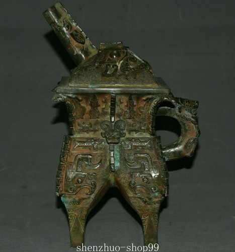 Old china bronze ware - 12",