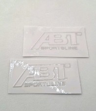 3 X Auto ABT Sportsline Schriftzug Logo ABT Emblem Aufkleber Sicker 