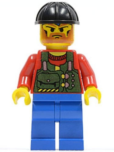 Lego rock raiders - rock, minifigur