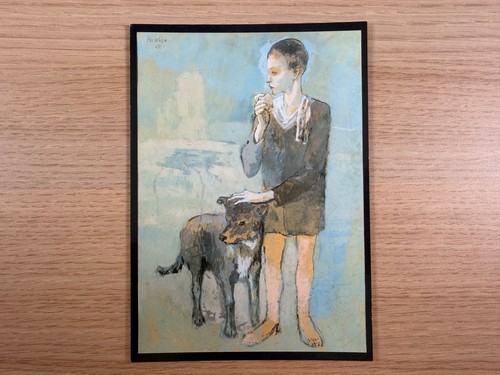 Picasso junge mit hund kunst - mit,