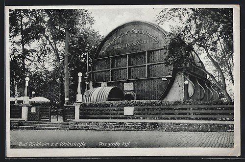Ansichtskarte bad dürkheim - ansichtskarte,