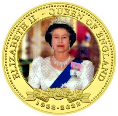 Souvenir coin her majesty - souvenir,