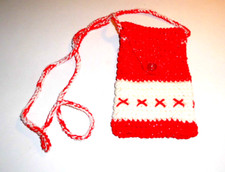 ?Tasche Handy Smatphone Hülle Socke Handmade gehäkelt Unikate 11 x 18cm ?
