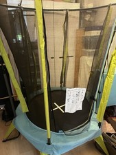 Hudora Kindertrampolin Indoor Safety 140 Mit Netz 