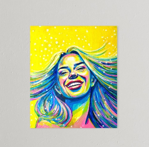 Original acryl bild gemälde - acryl,
