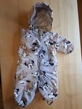 H&M Schneeanzug Ski-Overall Gr. 86 warm gefüttert Winter Minni Maus Mädchen