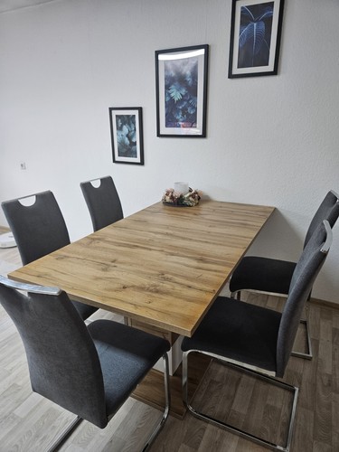 Ausziehbarer esstisch 160x90cm - esstisch,