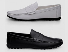 Herren leder slip walking - on,