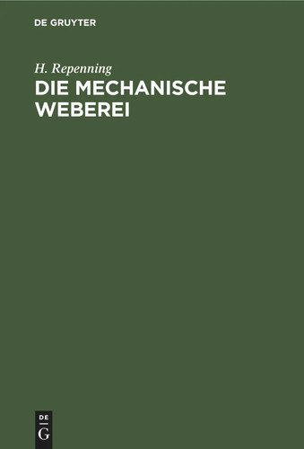Repenning die mechanische - repenning, |