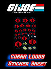 GI Joe Cobra Logos Vintage