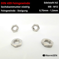 Sechskantmutter FEINGEWINDE