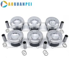6x Kolben & Ringe Set Mahle