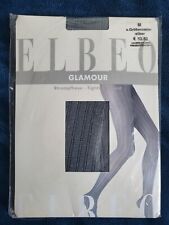 Feinstrumpfhose Elbeo Glamour Gr. M, silber, mit Lurexfaden, Schrankware 
