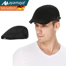 Herren Barett Hut Gatsby Schiebermütze Golfmütze Cabbie Kappe Golf Hüte Flatcap