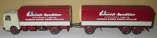 Wiking 473-1 - MAN 19.361 - Pritschen-Fernlastzug - Schmidt Spedition