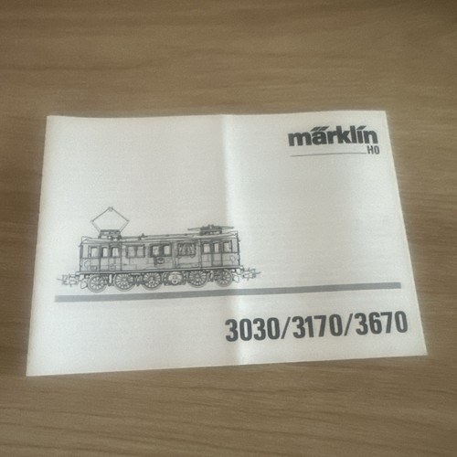 Märklin gebrauchsanleitung - märklin,